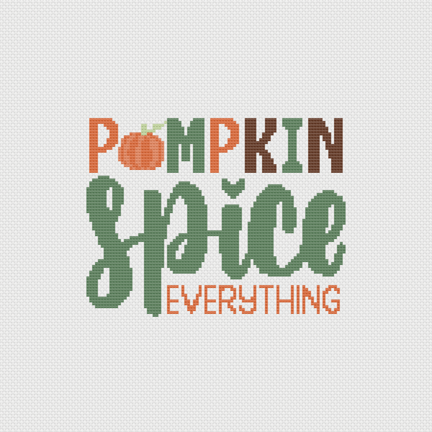 Pumpkin Spice Cross Stitch - Kit