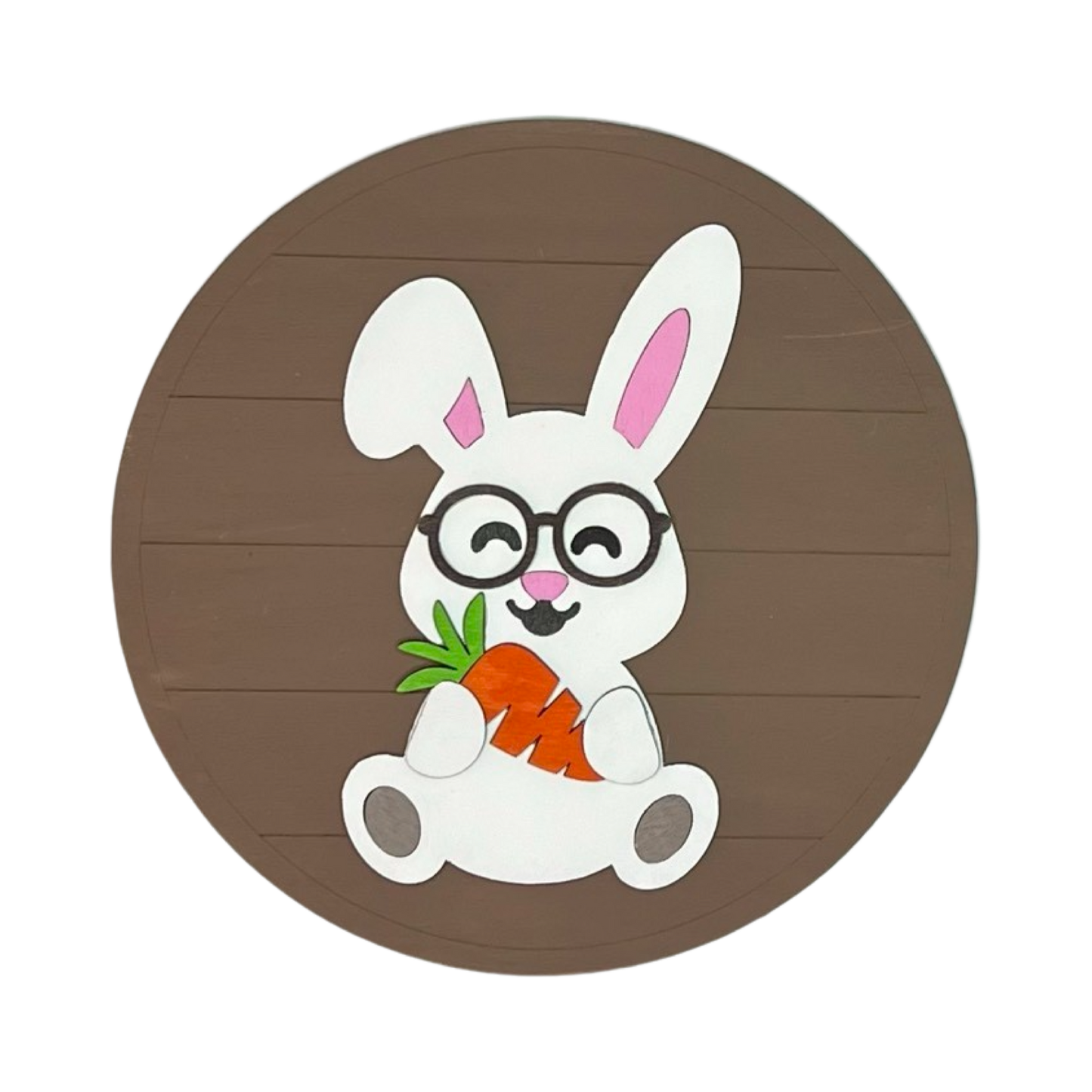 Bunny with Glasses TimePiece