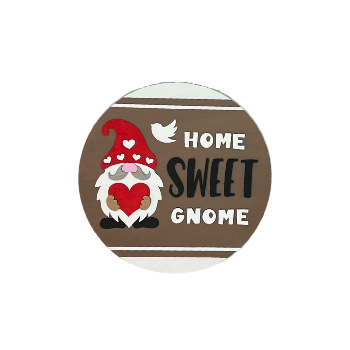 Home Sweet Gnome Valentines TimePiece