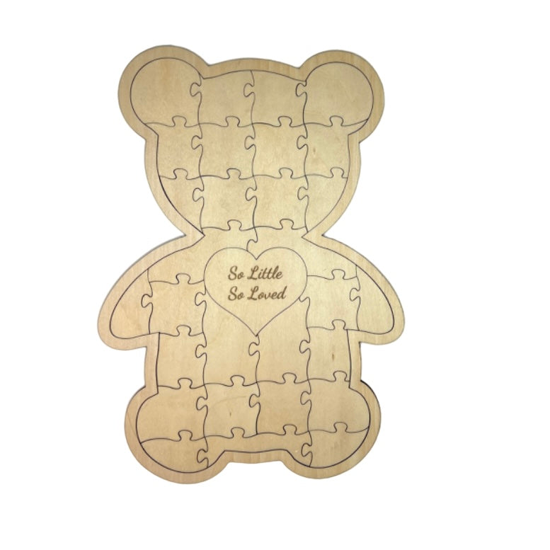 Bear Guest Book Puzzle